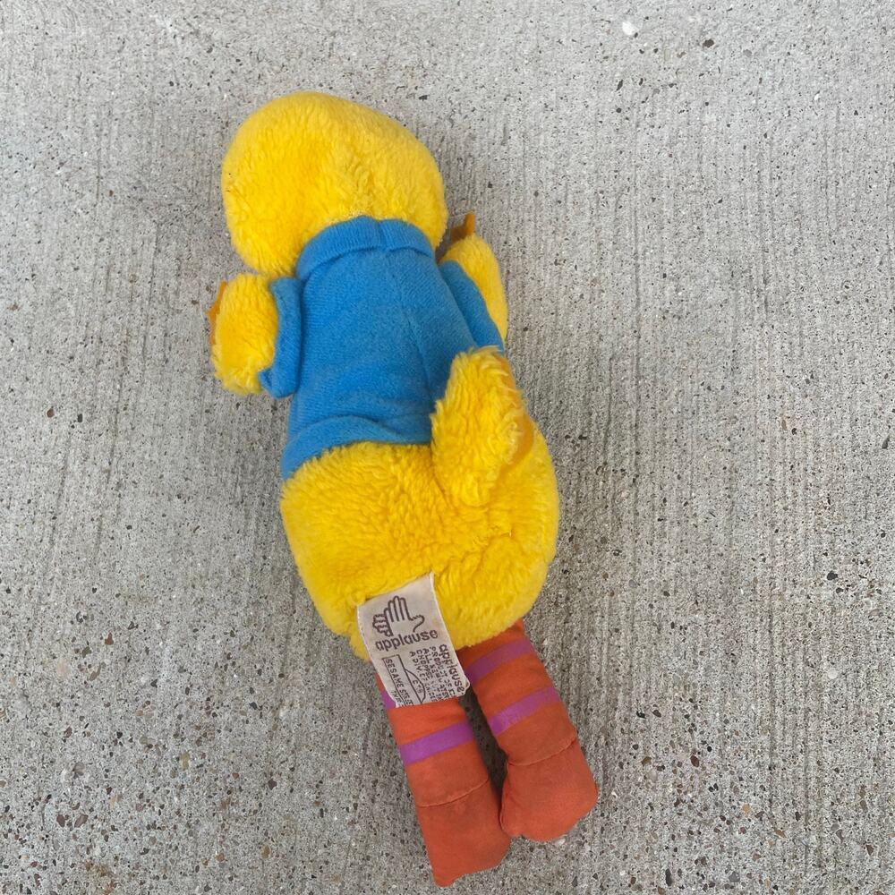 VINTAGE Big Bird 10" Sesame Street Applause 1981 Plush Toy Stuffed Animal - Picture 4 of 7